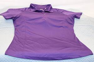 lot 216 image: Lot of 4 Cutter & Buck Purple Polo Shirts - Size XL