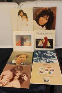 lot 230 image: Lot of 10 Vintage Vinyl Records - Mixed Genres Including Soundtracks, Pop, and Jazz