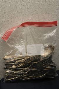 lot 278 image: Bulk Lot of Assorted Silverware - Forks and Spoons