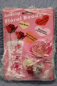 lot 291 image: Set of 3 Amazing Floral Beads with Water-Absorbing Properties