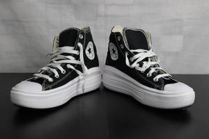 lot 130 image: Converse All Star Black High Top Sneakers Size 9
