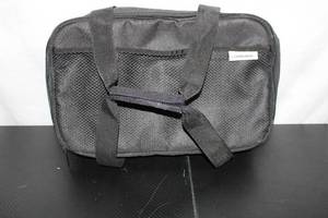 lot 336 image: Corning Ware Black Zippered Carrying Case