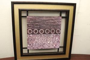 lot 407 image: Framed Abstract Art Piece by Star Creations Inc., Made in the USA
