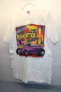 lot 436 image: 1991 42nd Annual Oakland Roadster Show T-Shirt Size L