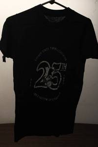 lot 442 image: Vintage Black T-Shirt - Gopher State Timing Association 25th Anniversary 1981