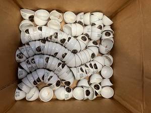 lot 23 image: Box of 10ml Porcelin Crucibles