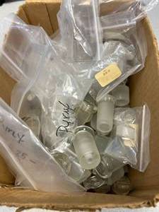 lot 25 image: Box of Assorted Glass Stoppers