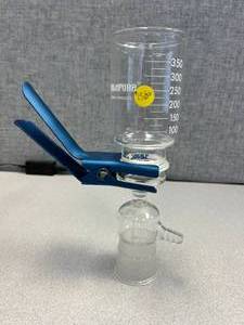 lot 26 image: Filtration Set, Fitted Glass Holder, Fitted Joint, And Clamp