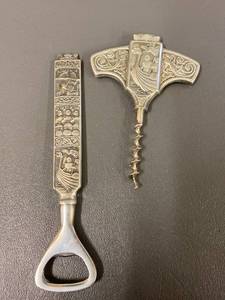 lot 146 image: Norwegian Pewter Bottle Opener Set