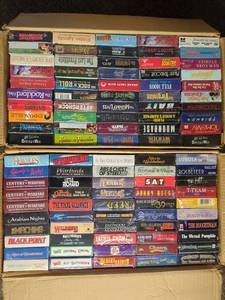 lot 353 image: Lot of 100 Sealed VHS Tapes - Mixed Titles