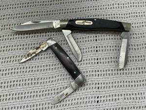 lot 8 image: Vintage Buck 301V Pocket Knife & Folding Knife Lot Collectible Knives