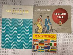 lot 25 image: Vintage Eastern Star Bicycle, 1967 Matchbox & Olte Catalog Lot