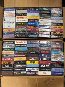 lot 130 image: Extensive Collection of about 100 Sealed VHS Tapes Classic Films and Shows Lot