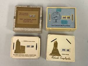 lot 134 image: Lot Of 4 Vintage Bank Calendars