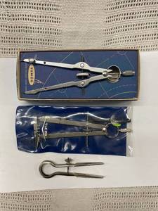 lot 206 image: Vintage Drafting Compass Set Vemco