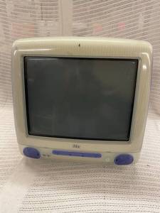 lot 214 image: UNTESTED Apple iMac G3 Blueberry Vintage Collectible Desktop Computer