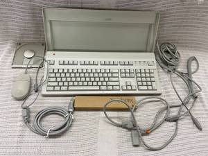lot 218 image: Vintage Apple Keyboard II with Mouse and Cables for Collectors and Enthusiasts