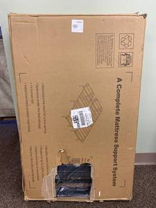lot 233 image: Zinus Full Size Complete Mattress Support Steel Bed Frame Sturdy Black