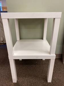 lot 234 image: IKEA Lack Side Tables (Set of 2) - Minimalistic and Functional Design