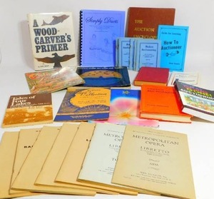 lot 20 image: Ephemera...Pamphlets, Informational Books Etc