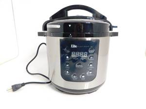 lot 23 image: 6 Quart Electric Elite Platinum Multi-Functional Digital Pressure Cooker...