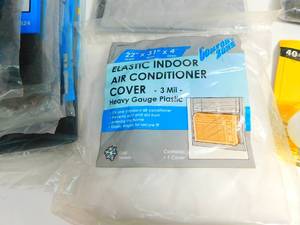 lot 27 image: PW Premium Solid Brass Tub Spout-Air Conditioner Cover-40 W Sylvania Light Bulb-Essential Everyday Light Bulbs-Frost King Cover Window Air Conditioner Filter