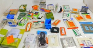 lot 33 image: Miscellaneous Light Switch Plates & Miscellaneous Hardware