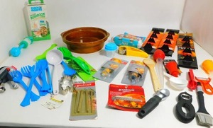 lot 41 image: Back To The Roots Mushroom Farm-Pastry Brush-Ice Cream Scoop-Turkey Baster-Etc.