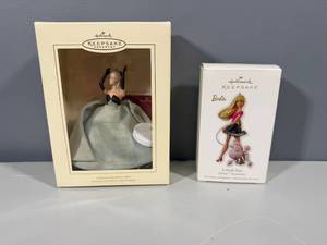 lot 27 image: Set of 2 Hallmark Barbie Keepsake Ornaments - Lisette and A Posh Pair