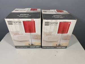 lot 56 image: Pair of JCPenney Prism 20.5 Table Lamps - Style #6087