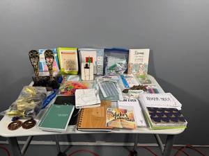 lot 63 image: Large Lot of Stationery, Medals, and Awards Including Thank You Cards