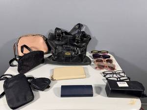 lot 71 image: Assorted Handbags, Wallets, and Sunglasses Collection