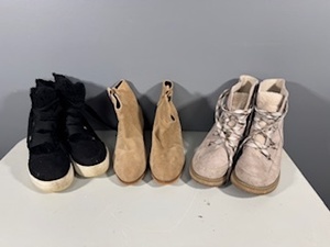 lot 74 image: Three Pairs of Winter Boots in Size 10