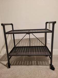 lot 90 image: New with Tags Cosco Outdoor Folding Serving Cart.