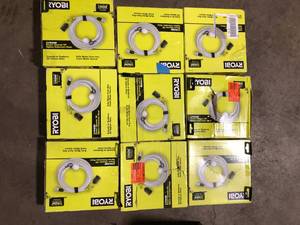 Lot of Ryobi EZCLEAN Power Cleaner 20 inch Siphon Extension Hose Customer Returns See Pictures