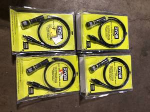 Lot of RYOBI EZClean Power Cleaner 6 ft. Flexible Wand    Customer Returns See Pictures