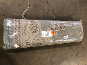 Unique Loom Versailles Phillipe Light Blue 9 0 x 12 0 Area Rug  Customer Returns See Pictures