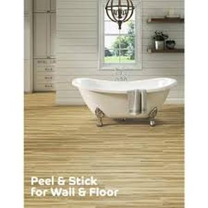 50 Boxes of DuraDecor Weekend Warrior Natural Hickory 3 Mil x 4-in W x 36-in L Peel & Stick Water Resistant Luxury Vinyl Flooring (20 sfcase) Customer Returns See Picutres