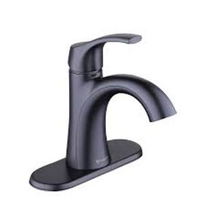 Glacier Bay Arnette Single Handle Single Hole Bathroom Faucet in Matte Black Customer Returns See Pictures