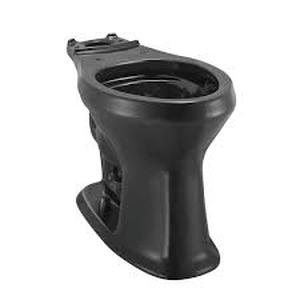 Super Clean Elongated toilet bowl only in black with 12 in. rough-in by Glacier Bay  Customer Returns See Pictures