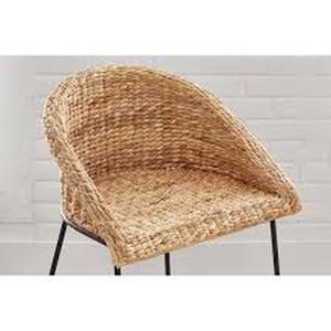 StyleWell 24 in. Natural Woven Hyacinth Counter Stool with Low Back  Customer Returns See Pictures