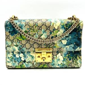 Gucci Blooms Padlock Chain Purse $2,500 Pre-Owned Retail
