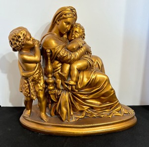lot 26 image: Vintage Madonna Della Sculpture