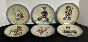 lot 97 image: Six Vintage Mothers Day Collectors Plates Inspired by Berta Hummel