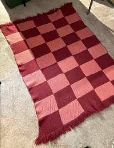 lot 184 image: Vintage Handcrafted Afghan