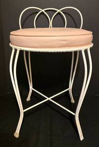 lot 121 image: Vintage Metal Vanity Chair