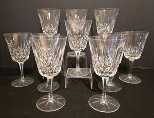 lot 123 image: Sparkling Crystal Stemware