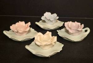 lot 208 image: Set of Ardalt-Japan Floral Candleholders
