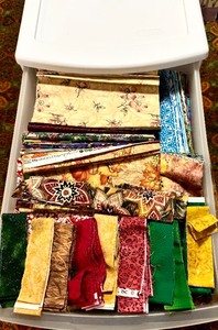 lot 75 image: Variety of Quilting Fabric