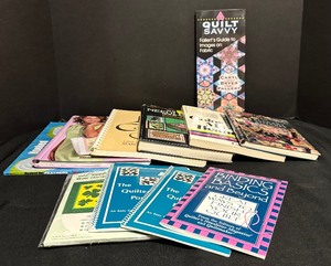 lot 173 image: Wonderful Books for Quilting, Biding Basics, Calligraphy and More